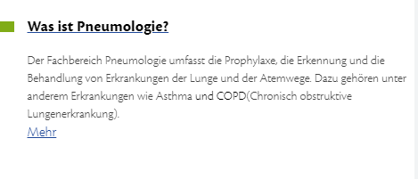Pneumologie